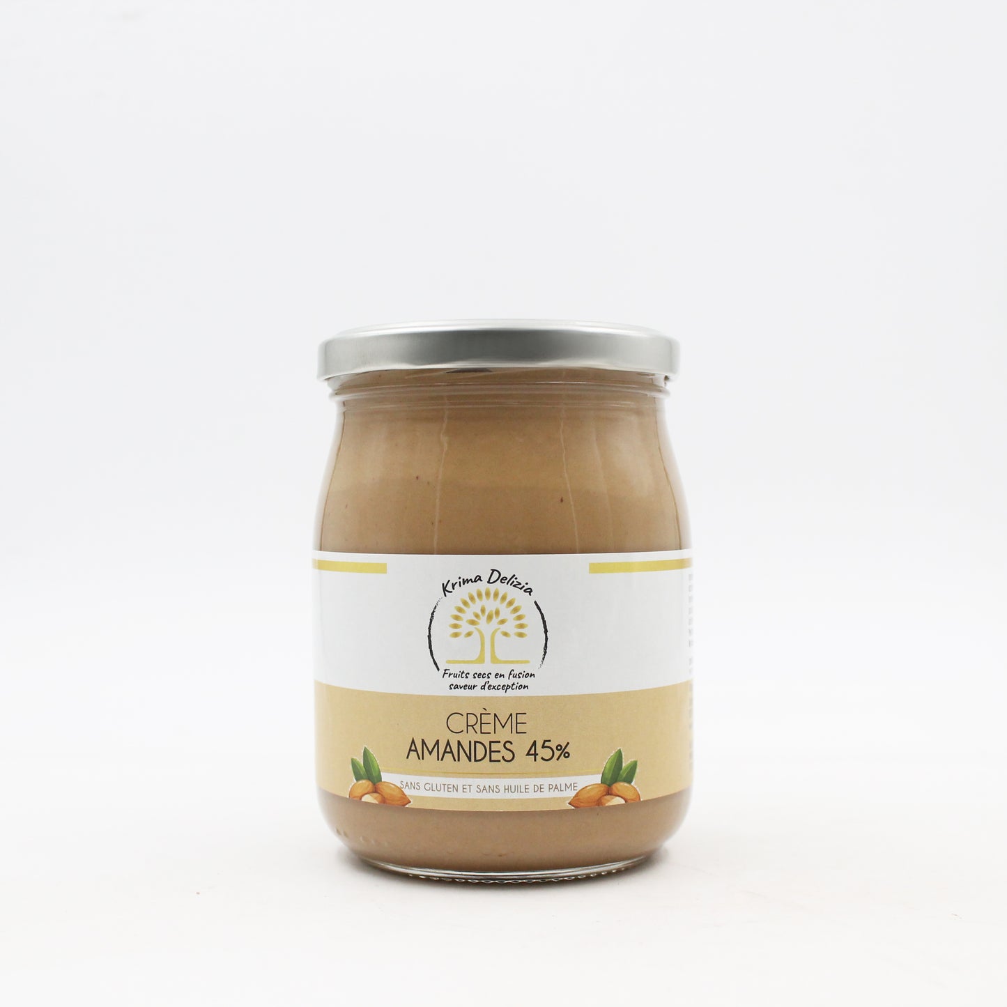 KRIMA DELIZIA – CRÈME AMANDES 45% 600G - Krima Delizia