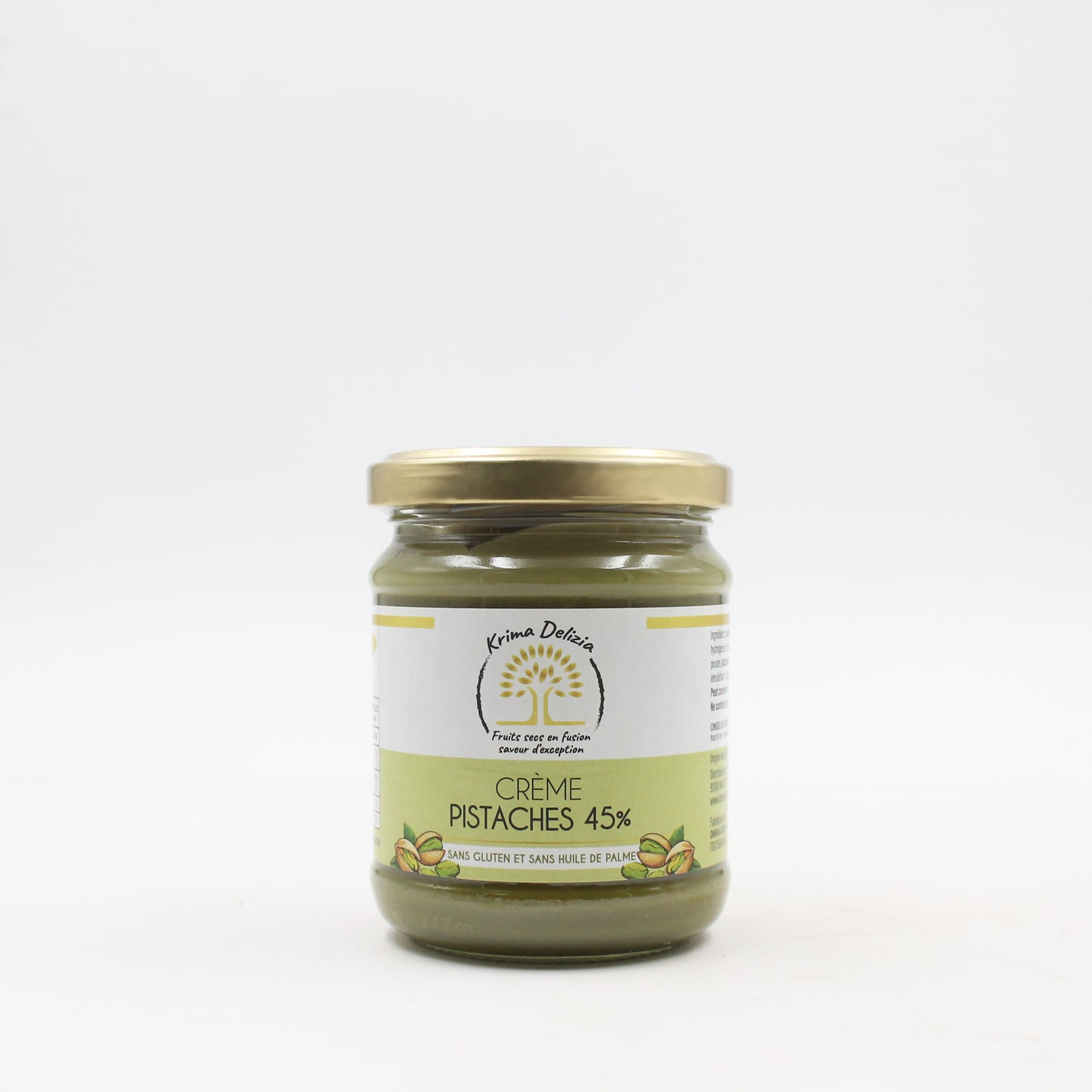 KRIMA DELIZIA – CRÈME PISTACHE 45% 200G - Krima Delizia