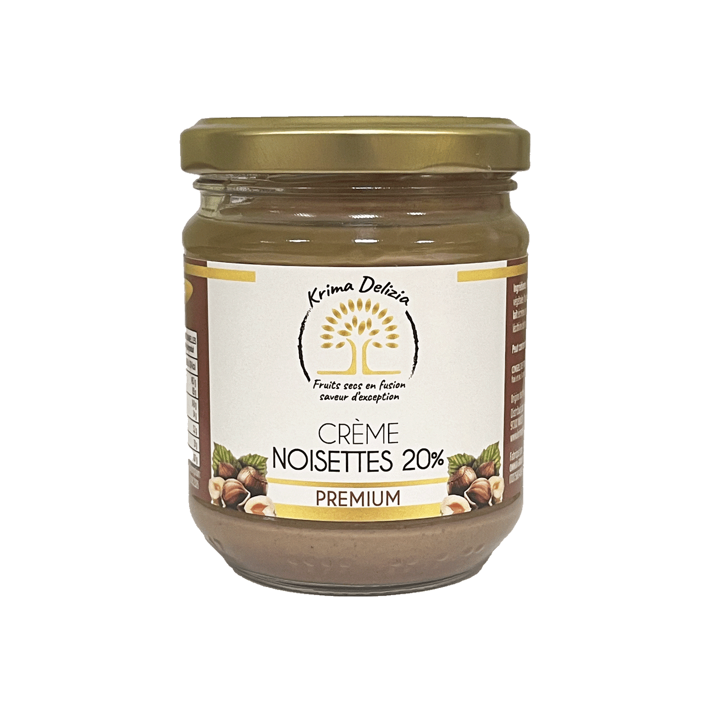 Crème Noisette 20% – Douceur Gourmande | Krima Delizia - Krima Delizia
