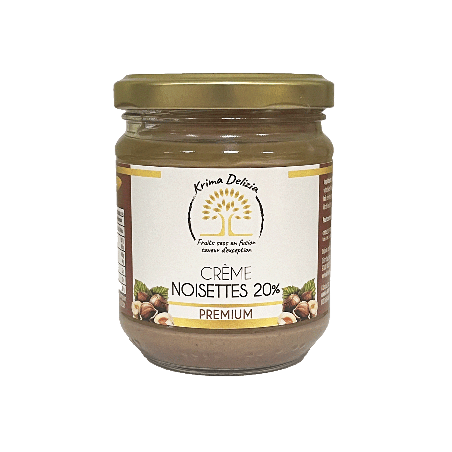 Crème Noisette 20% – Douceur Gourmande | Krima Delizia