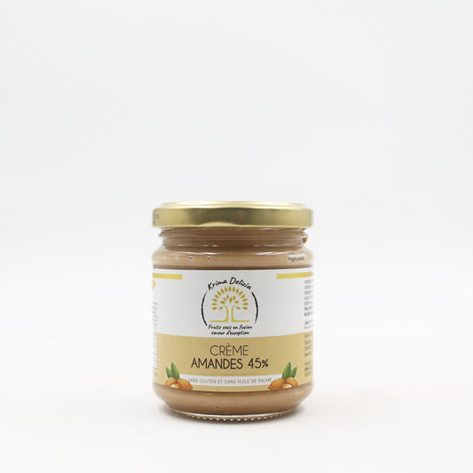 KRIMA DELIZIA – CRÈME AMANDES 45% 200G - Krima Delizia