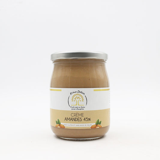 KRIMA DELIZIA – CRÈME AMANDES 45% 600G - Krima Delizia