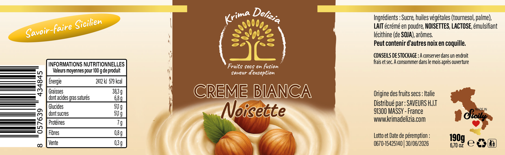 Noisette Bianca (Style Bueno) - Krima Delizia