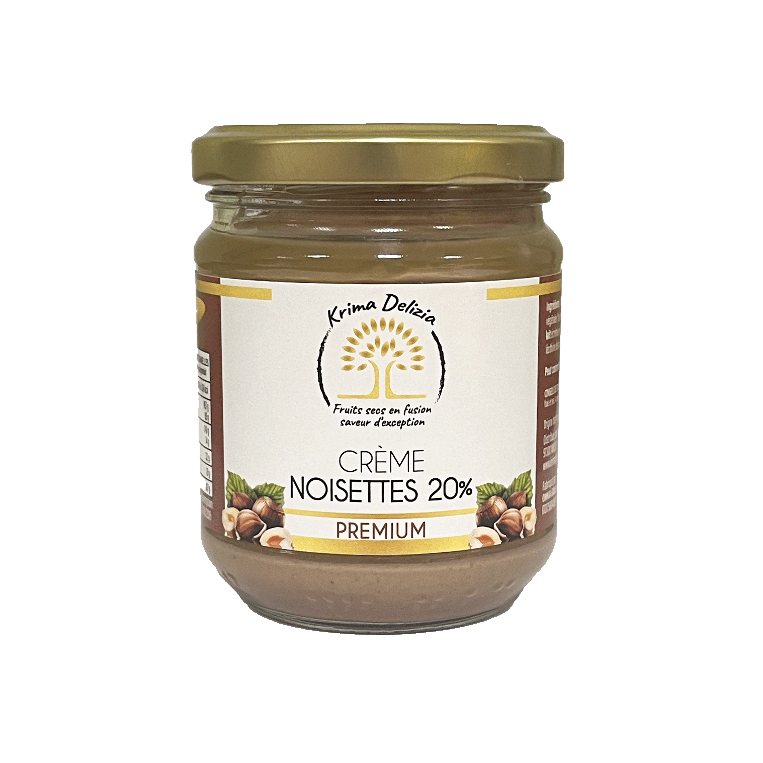 Crème Noisette 20% – Douceur Gourmande | Krima Delizia - Krima Delizia