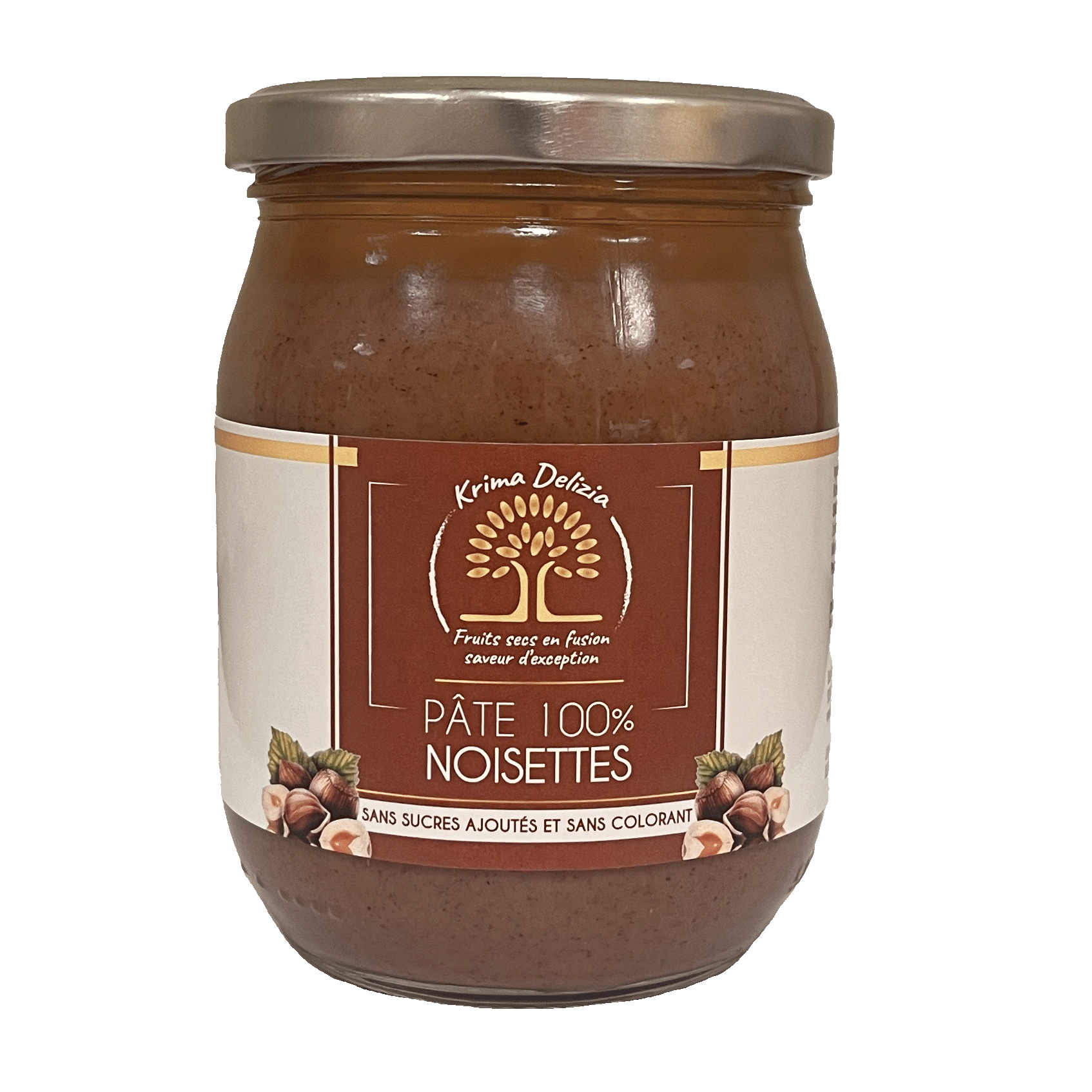 PATE NOISETTE 100% 550G - Krima Delizia