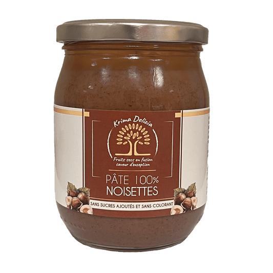 PATE NOISETTE 100% 550G - Krima Delizia